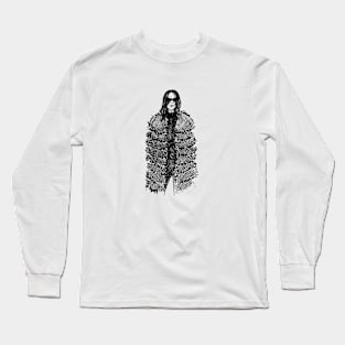 Fashion artwork black graphic Long Sleeve T-Shirt